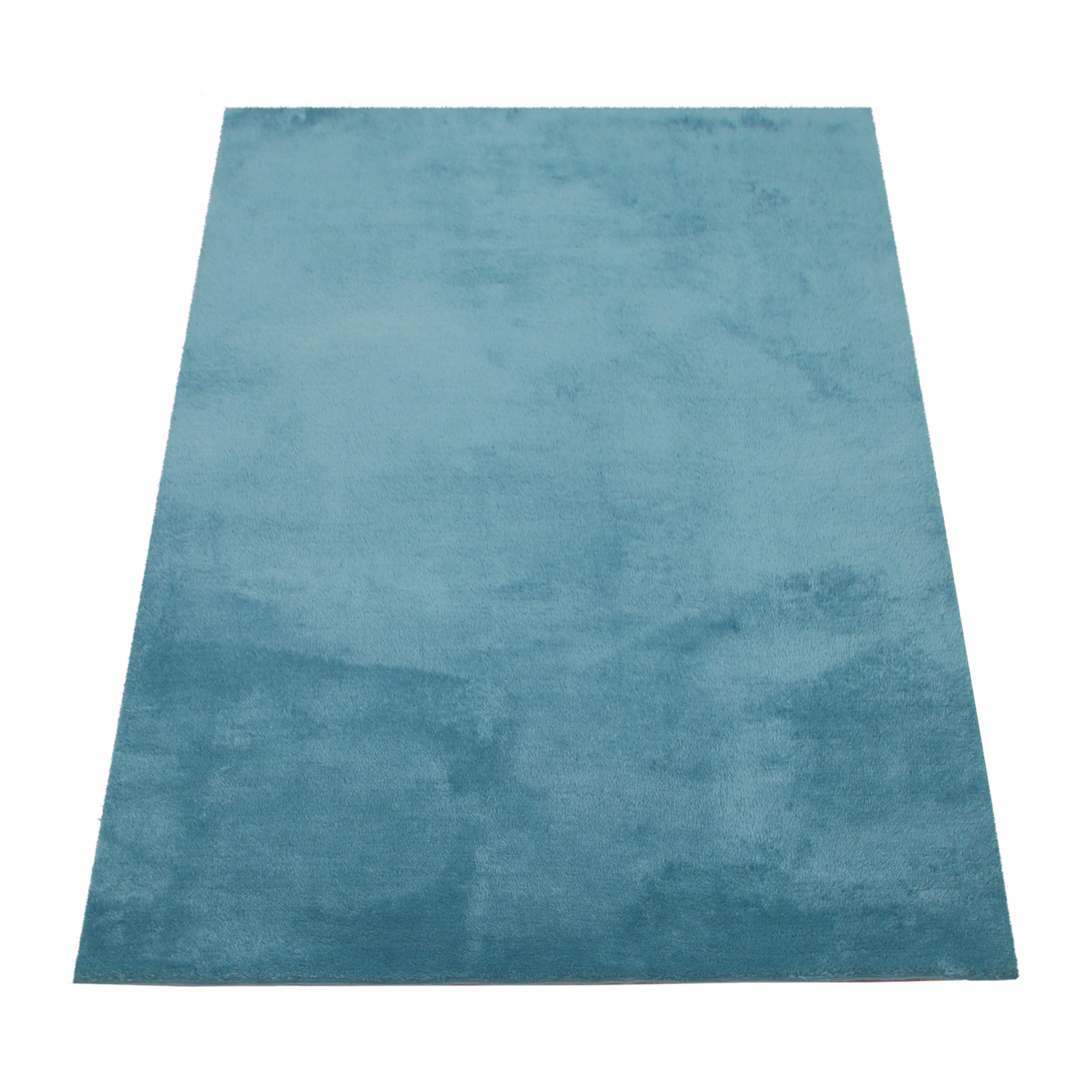 KURZFLORTEPPICH 140/200 cm Cadiz 630 - Türkis, Textil (140/200cm) - Paco Home