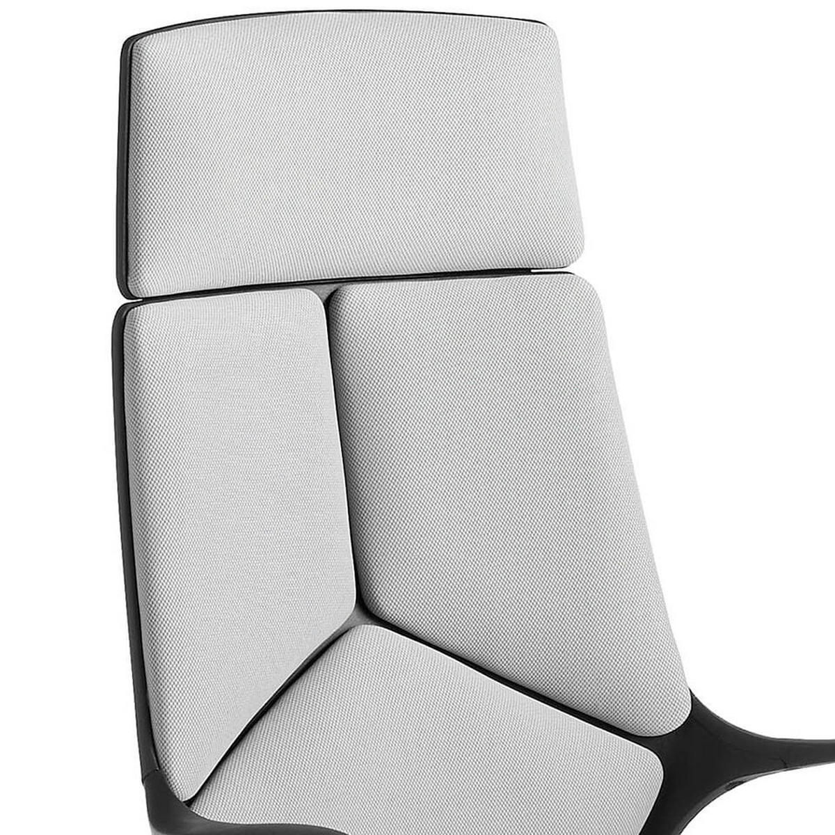 DREHSTUHL Schwarz Grau 63/63/127 cm - Schwarz/Grau, Textil (63/127/63cm) - ANGEL CERDA