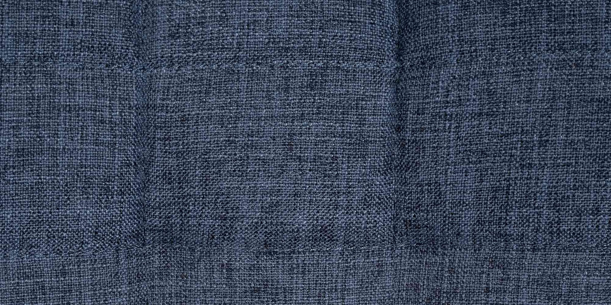 BARHOCKER 2er Set Caram Stoff Blau - Blau, Textil/Metall (48/81/54cm) - DELUKE