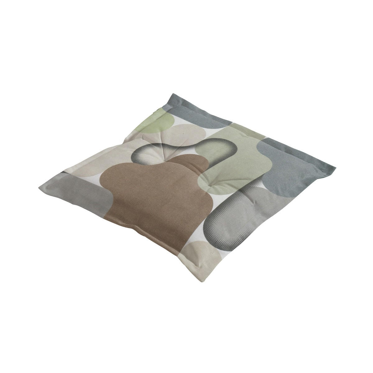 SITZKISSEN Grafi 50/50 cm 4er-Set - Schlammfarben/Grau, Textil (50/5/50cm) - Madison