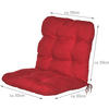 NIEDERLEHNERAUFLAGE Flair NL 100/50/8cm Rot - Rot, Textil (50/8/100cm) - Beautissu 