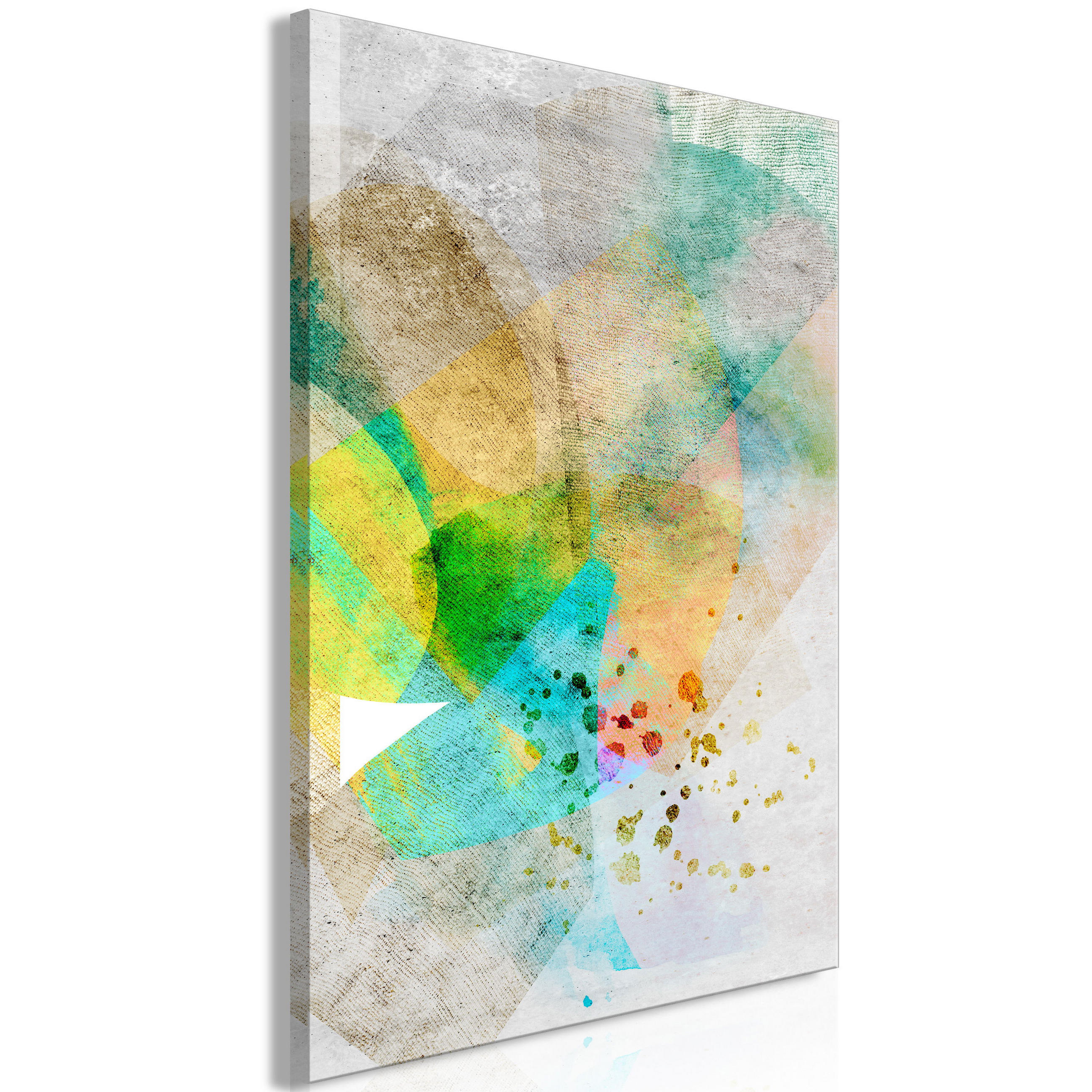 KUNSTDRUCK Bunt 40/60 cm - Multicolor, Textil (40/60cm) - KUNSTLOFT