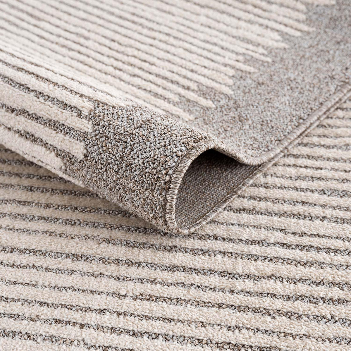 KURZFLOR-TEPPICH Art 2231 Mocca 80x150 cm - Braun, Textil (80/150cm) - carpet city