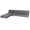 ECKSOFA Anthrazit - Anthrazit, Textil (256/176cm) - MCW