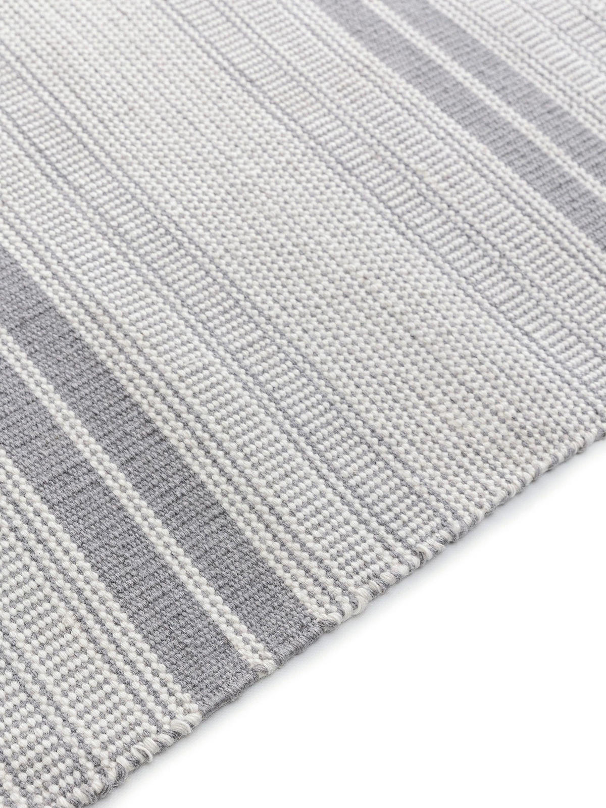 OUTDOOR-TEPPICH Siena handgewebt 250/350 cm - Grau, Kunststoff (250/350cm) - benuta Nest
