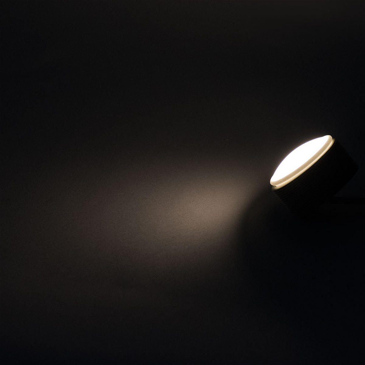 LED EINBAULEUCHTE Chrom Silber eckig - Silberfarben, Metall (8.2/8.2/2.5cm)