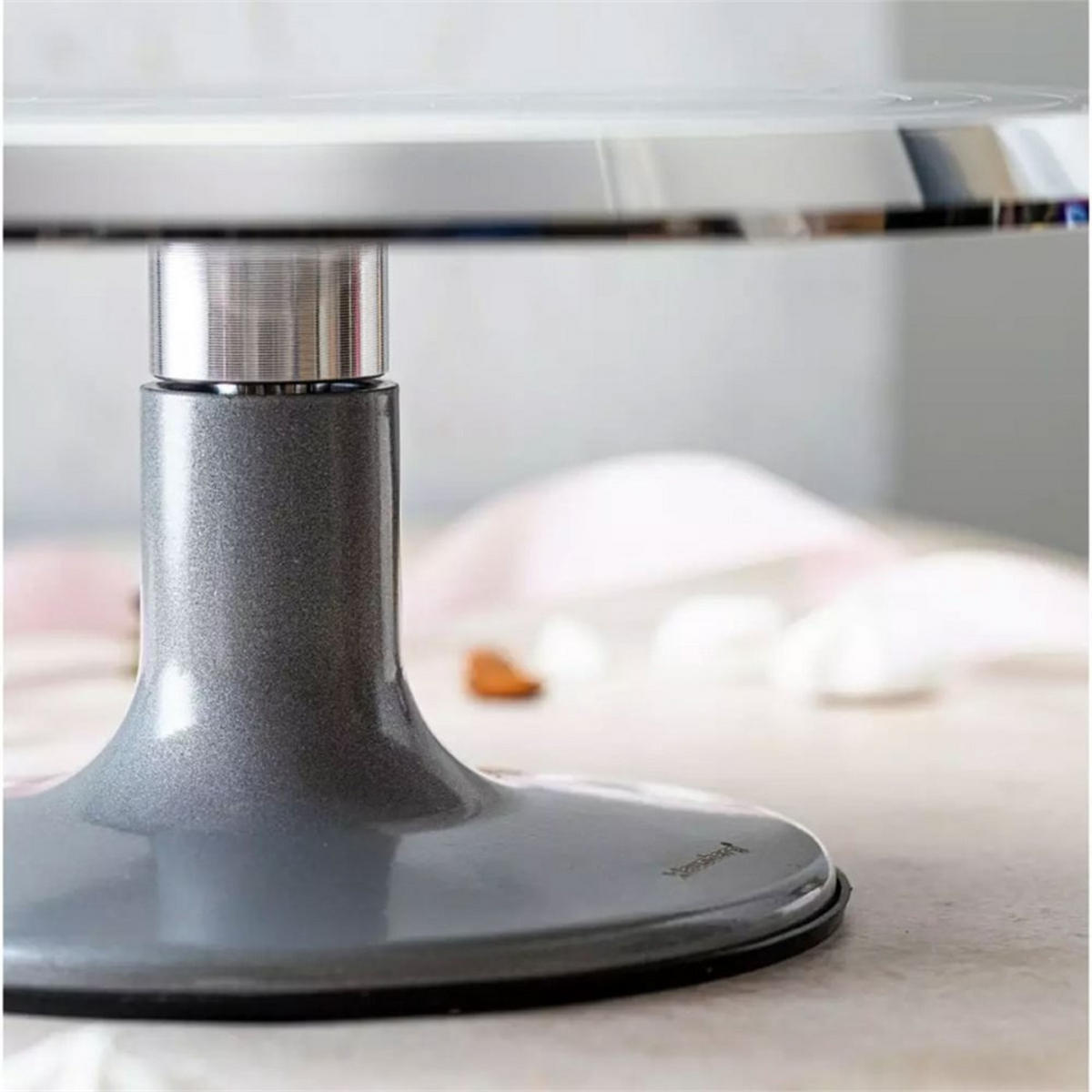 ETAGERE Silber 25.5/25.5/13.5 cm KB7771 - Silberfarben, Metall (25.5/13.5cm) - Klausberg 