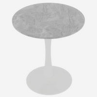 ESSTISCH Weiß 70/70/72 cm - Grau, Holz (70/70/72cm) - PANGIVO
