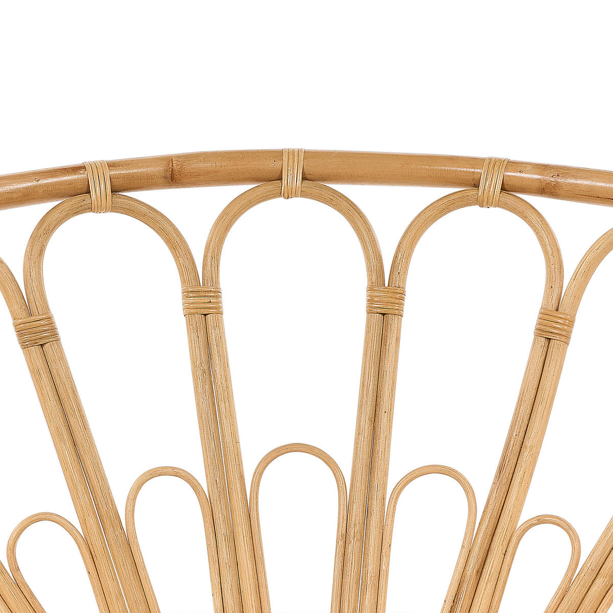SONNENINSEL Rattan natürlich Auflagen beige ROSSANO - Beige/Naturfarben, Naturmaterialien (112/71/110cm)