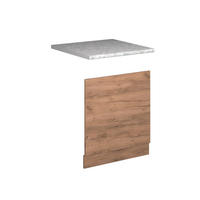 FRONTBLENDE Fame-Line Goldkraft Eiche 60 cm , AP Marmor - Honigeiche/Eiche Wotan, Holzwerkstoff (60/67.4/1.6cm) - Vicco