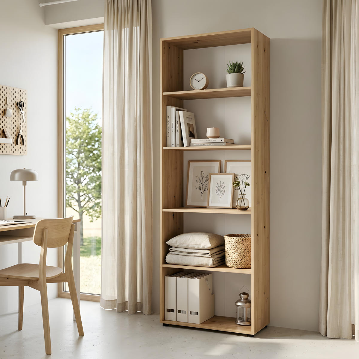 JUGENDZIMMER Mega-Set Bente 5-tlg. - Schwarz/Weiß, Holzwerkstoff/Kunststoff (1/1/1cm) - arthur berndt