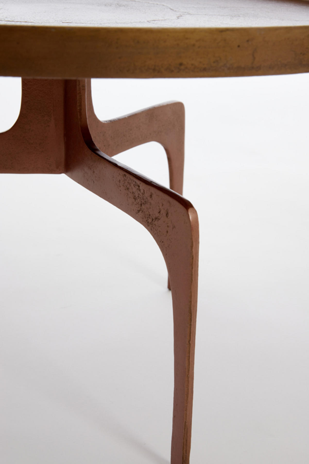 COUCHTISCH Pano Bronze Ø75/44 cm 2er-Set - Bronzefarben, Metall (75/75/44cm) - Light & Living