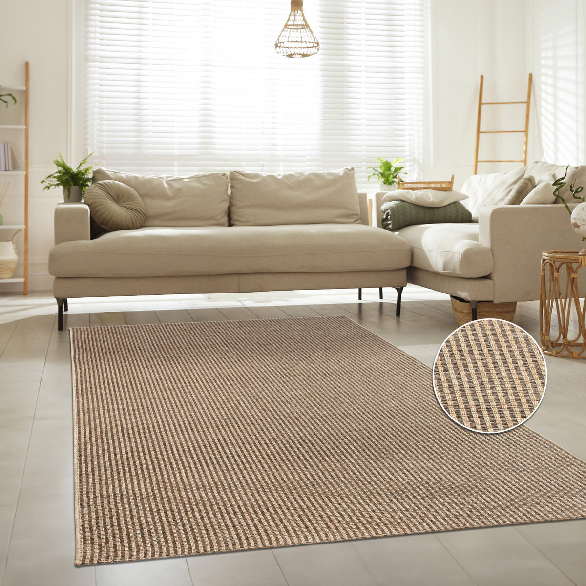 OUTDOORTEPPICH 240/340 cm Waregem 628 - Beige, Textil (240/340cm) - Paco Home