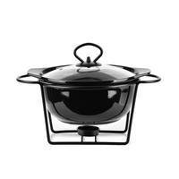 AUFLAUFFORM Modern Kitchen Schwarz 23/20/12 cm Keramik - Schwarz, Keramik (20/12/23cm) - Mondex