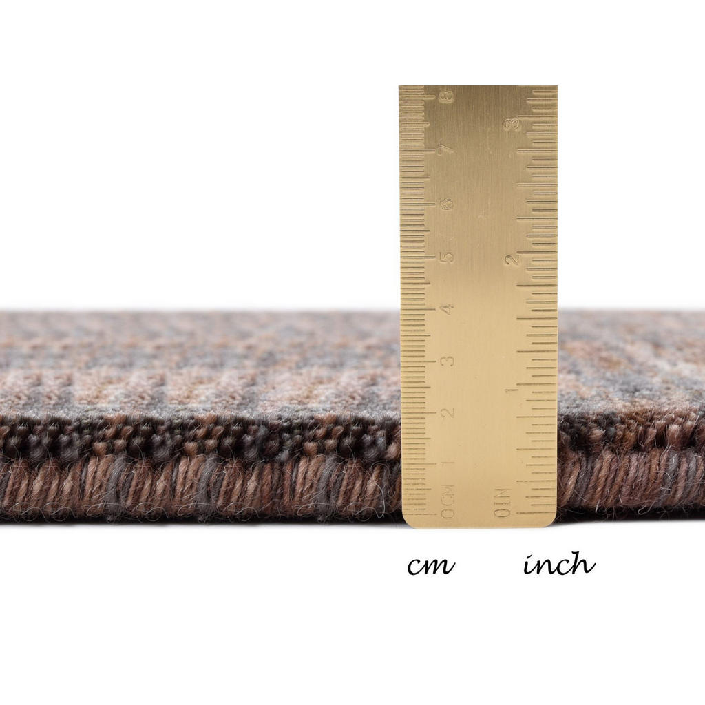 Thumbnail - Theko Handwebteppich, Braun, Textil, Uni, Rechteckig, 70x140 cm, für Fußbodenheizung geeignet, Teppiche & Böden, Teppich...