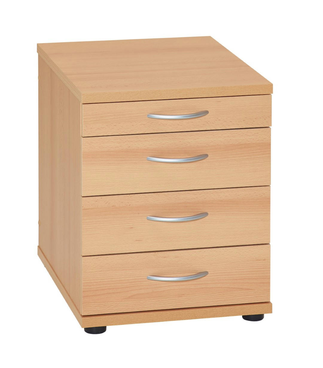 STANDCONTAINER Lion 54x42x50 cm 4 Schubladen Buche - Buchefarben, Holz (42/54/50cm) - PROREGAL