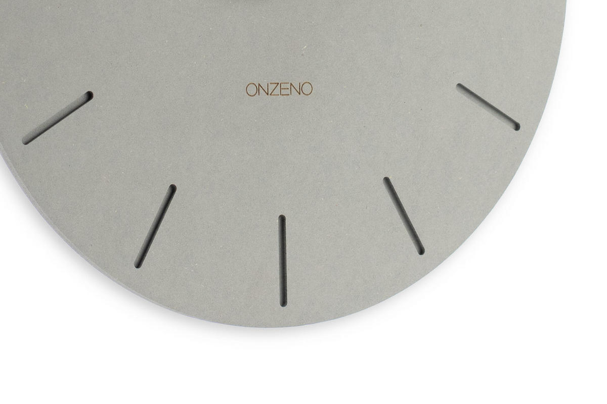 WANDUHR Design Grau 29/29 cm - Grau, Holzwerkstoff (0.4/29/1cm) - ONZENO