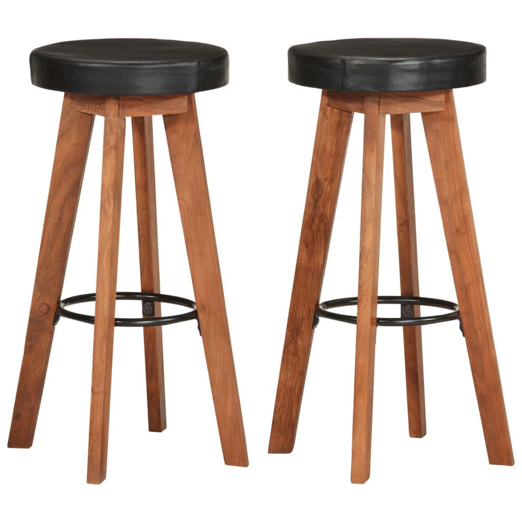 Deluke Barhocker Schwarz 45x76x45 cm