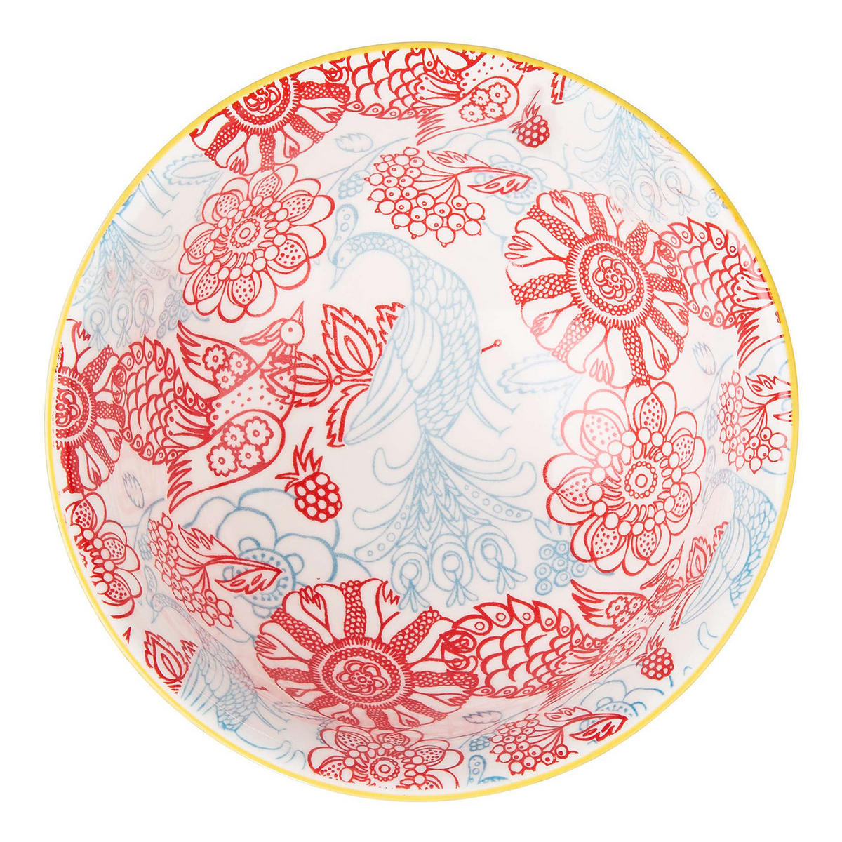 SCHALEN 6er-Set Ornaments 520 ml - Blau, Keramik (15/15/7cm) - Butlers