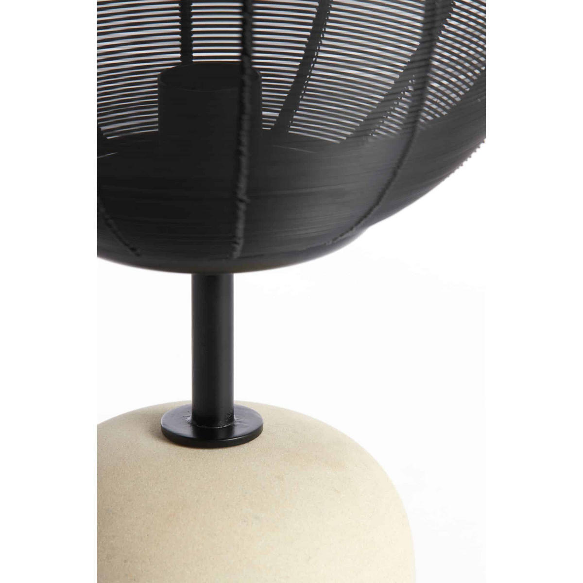 TISCHLAMPE Joley Schwarz Ø26/61 cm - Schwarz, Metall (26/26/61cm) - Light & Living