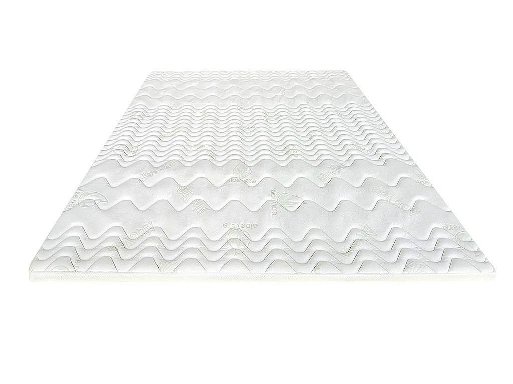 TOPPER - 2 Personen - stoff - weiß Antasse - Weiß, Textil (180/200cm) - Vente-Unique