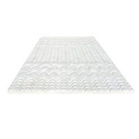 TOPPER - 2 Personen - stoff - weiß Antasse - Weiß, Textil (180/200cm) - Vente-Unique