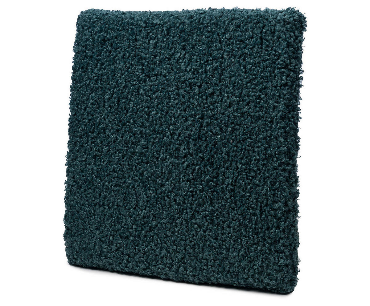 SITZKISSEN Rolf 40x40x3cm PETROL - Petrol, Textil (40/40cm) - Ambiente Trendlife by Gözze
