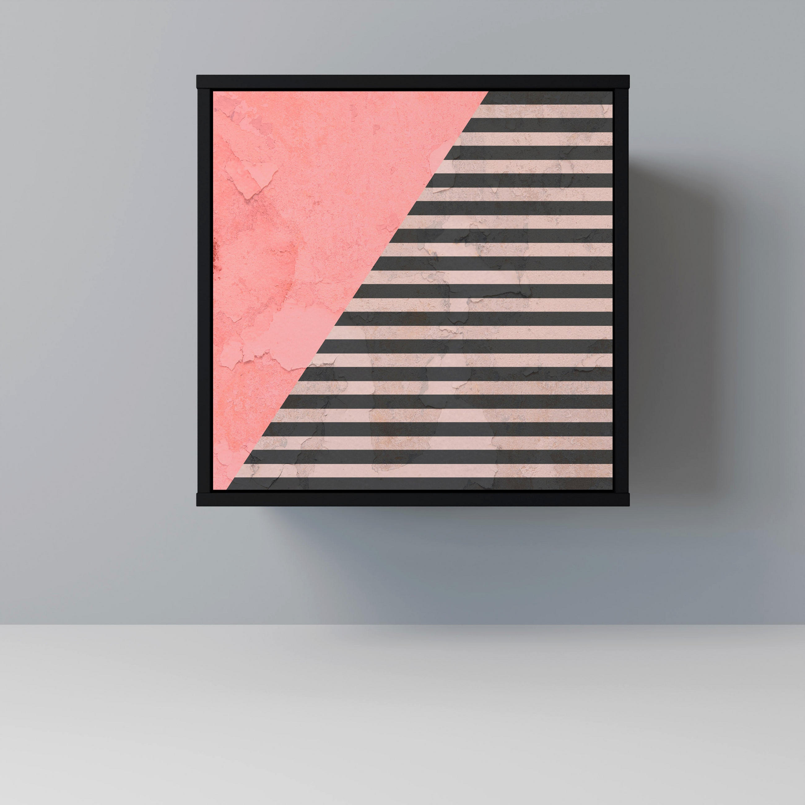 SpaceRebels Sideboard Schwarz 57.5x57.5x42 cm