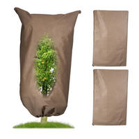 PFLANZENSCHUTZHAUBE Beige 3er-Set - Beige, Kunststoff/Textil (200/240/0.5cm) - Relaxdays