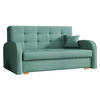 SCHLAFSOFA Viva Gold III - Braun/Mintgrün, Holz/Textil (153/85/98cm) - MIRJAN24