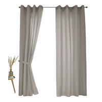 VORHANG 2ER SET BERLIN HxB 225x140cm Stein - Pinienfarben, Textil (140/225/225cm) - Gardinenbox
