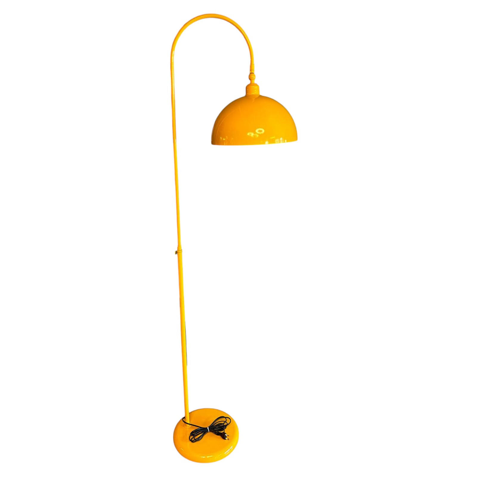 STEHLAMPE Gorkiede E27 mit Dimmer - Gelb, Metall (37/37/170cm) - Bamyum