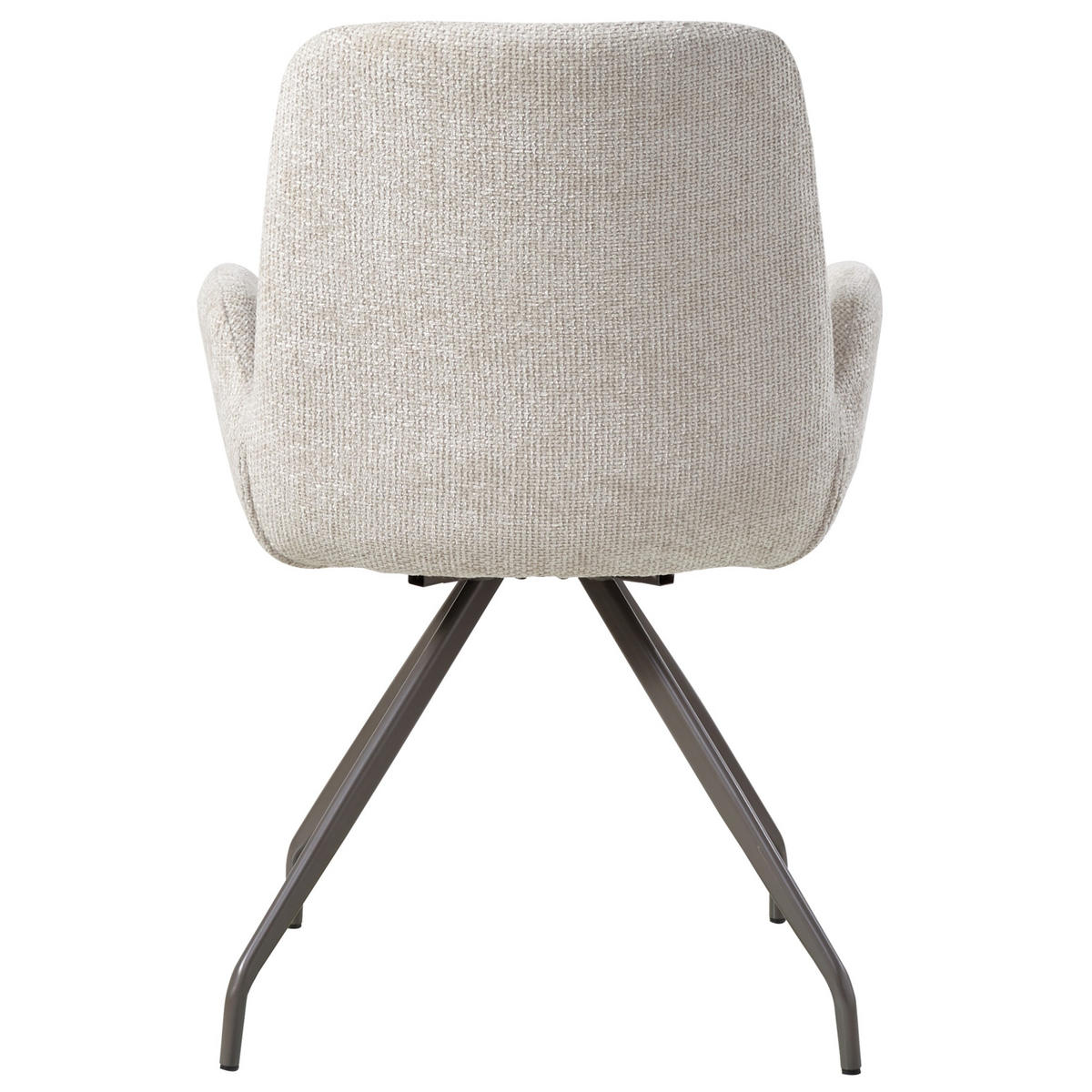 ESSZIMMERSTUHL Athena Beige 63/60/86.5cm - Beige, Textil (60/86.5/63cm) - PTMD Collection