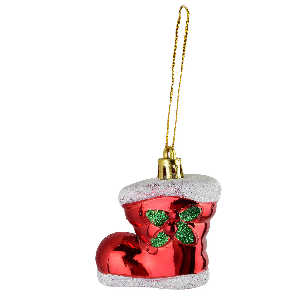 VÁNOČNÍ OZDOBY Santa Lila, 4dílná, plast, 5/3,5/6cm - červená, plast (3.5/7/21cm) - Mondex