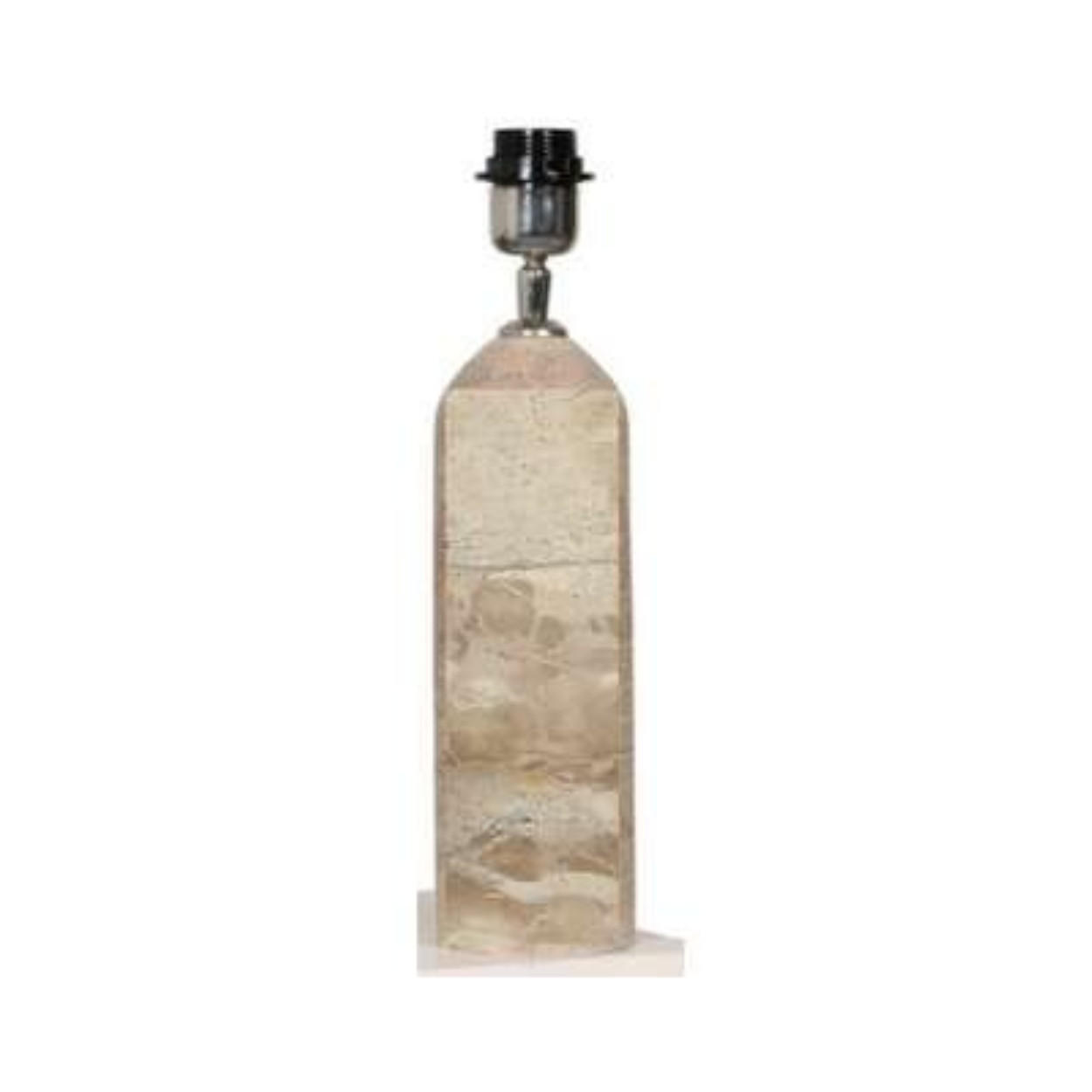 LAMPENFUSS Maliki - Braun - 9/9/18 cm - Braun, Stein (9/9/18cm) - Light & Living