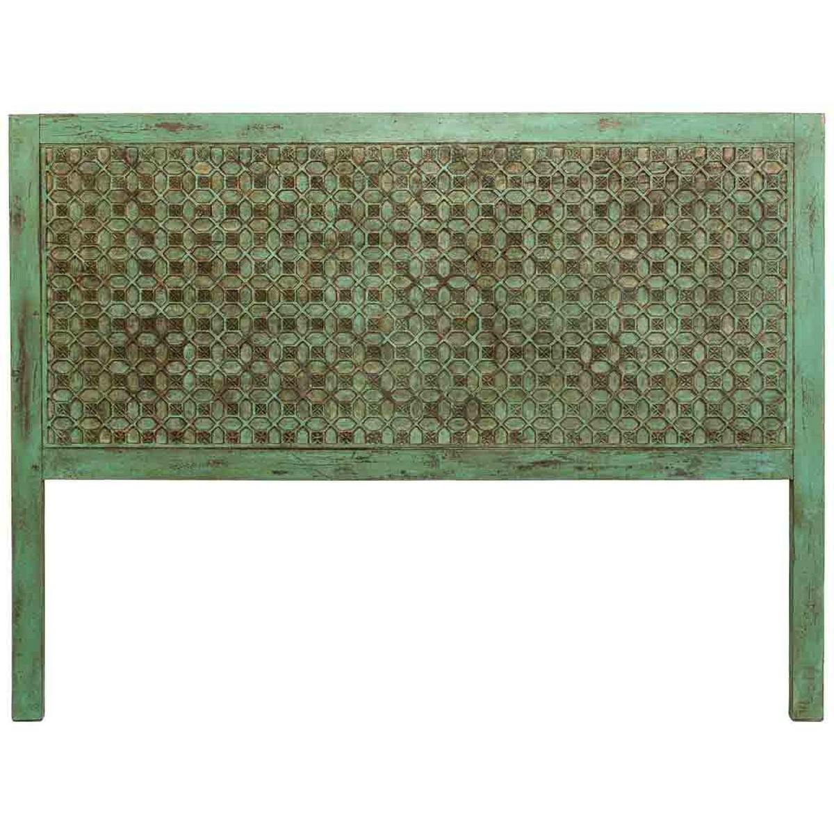 KOPFTEIL aus holz 160x3x120cm - Grün, Holz (160/120/3cm) - Wanderlust