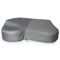 ABDECKHAUBE SORRENTO - Grau, Kunststoff (225/73/143cm) - IDIMEX