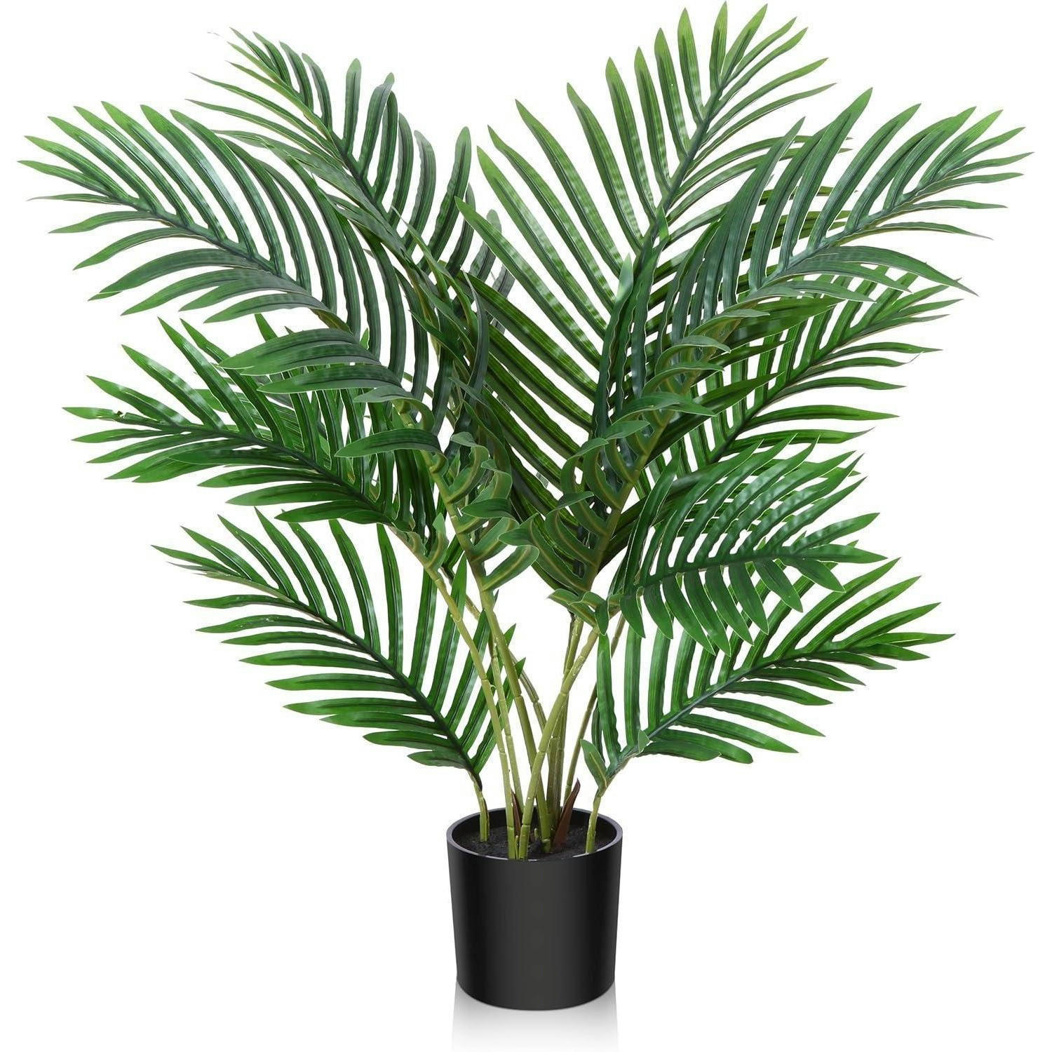 KUNSTPALME Areca 60 cm im Topf - Grün, Kunststoff (61cm)