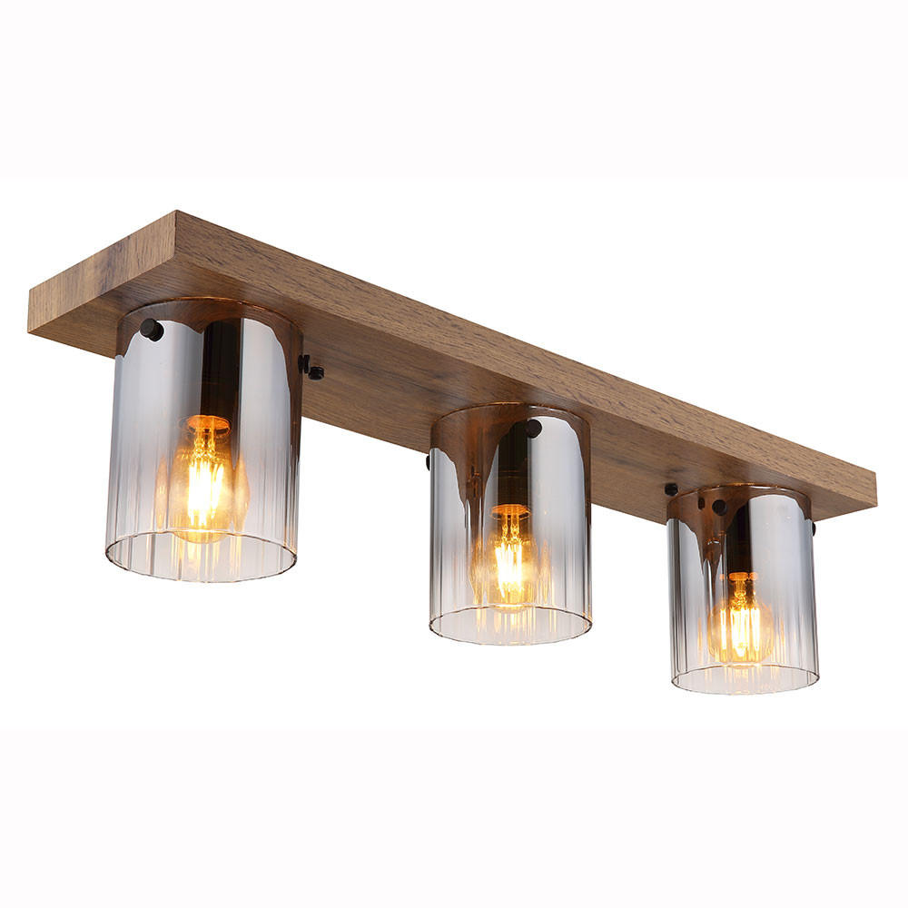 Globo Lighting Led-Deckenleuchte Braun 16x18x71 cm