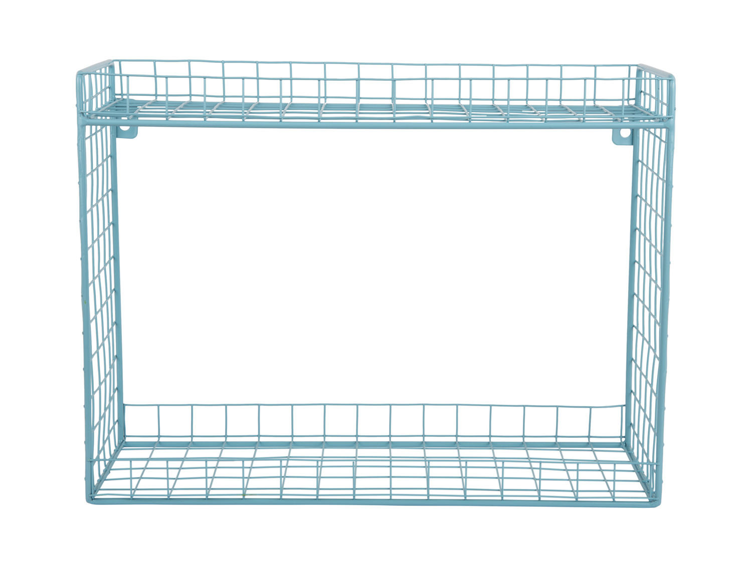 WANDREGAL Reja 40/15/30 cm - Blau, Metall (15/30/40cm) - Present Time
