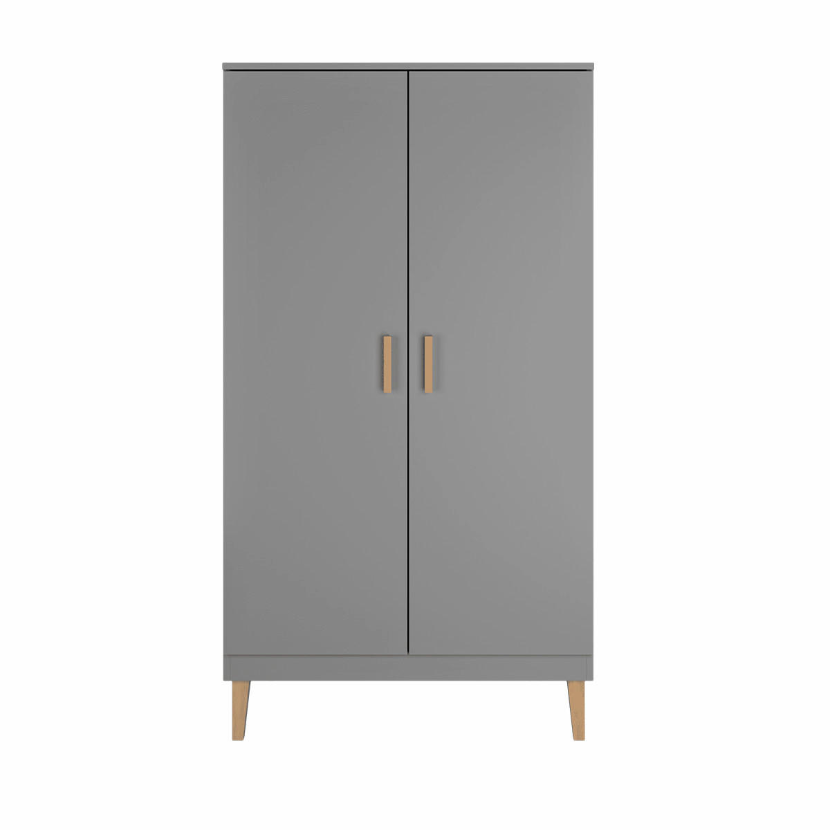 SOBA ZA DOJENČKA 2-delniKubi Siva - siva, leseni material (66/90/124cm) - Petits-meubles