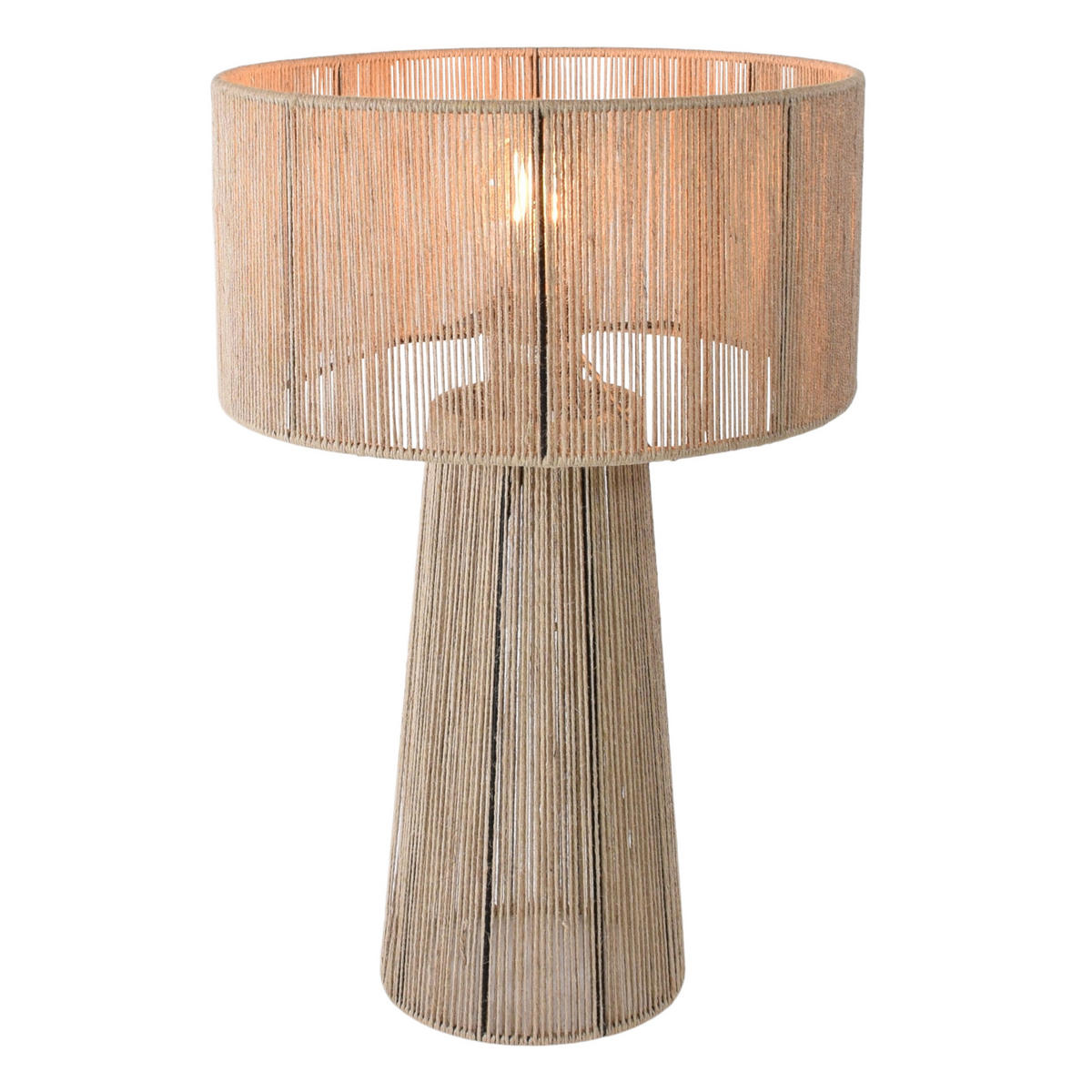 TISCHLAMPE Diro - Hellbraun, Metall (30/30/43cm) - Urban Interiors