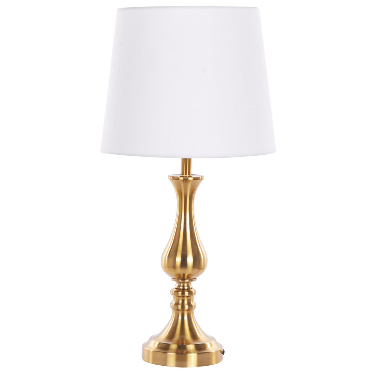 TISCHLAMPE Hodmo 30/30/63 cm - Weiß, Metall (30/30/63cm) - Beliani