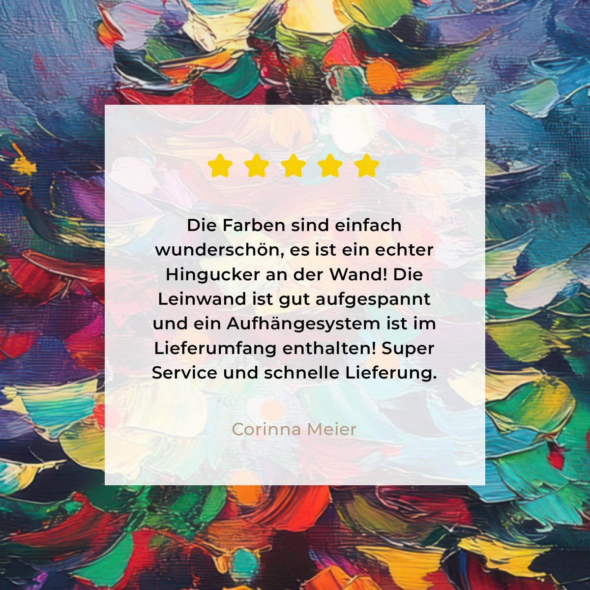 LEINWANDBILD Weihnachtsbaum - Weihnachten - Abstrakt - Farbenfroh 30x40 cm - Multicolor, Textil (30/40cm) - MuchoWow