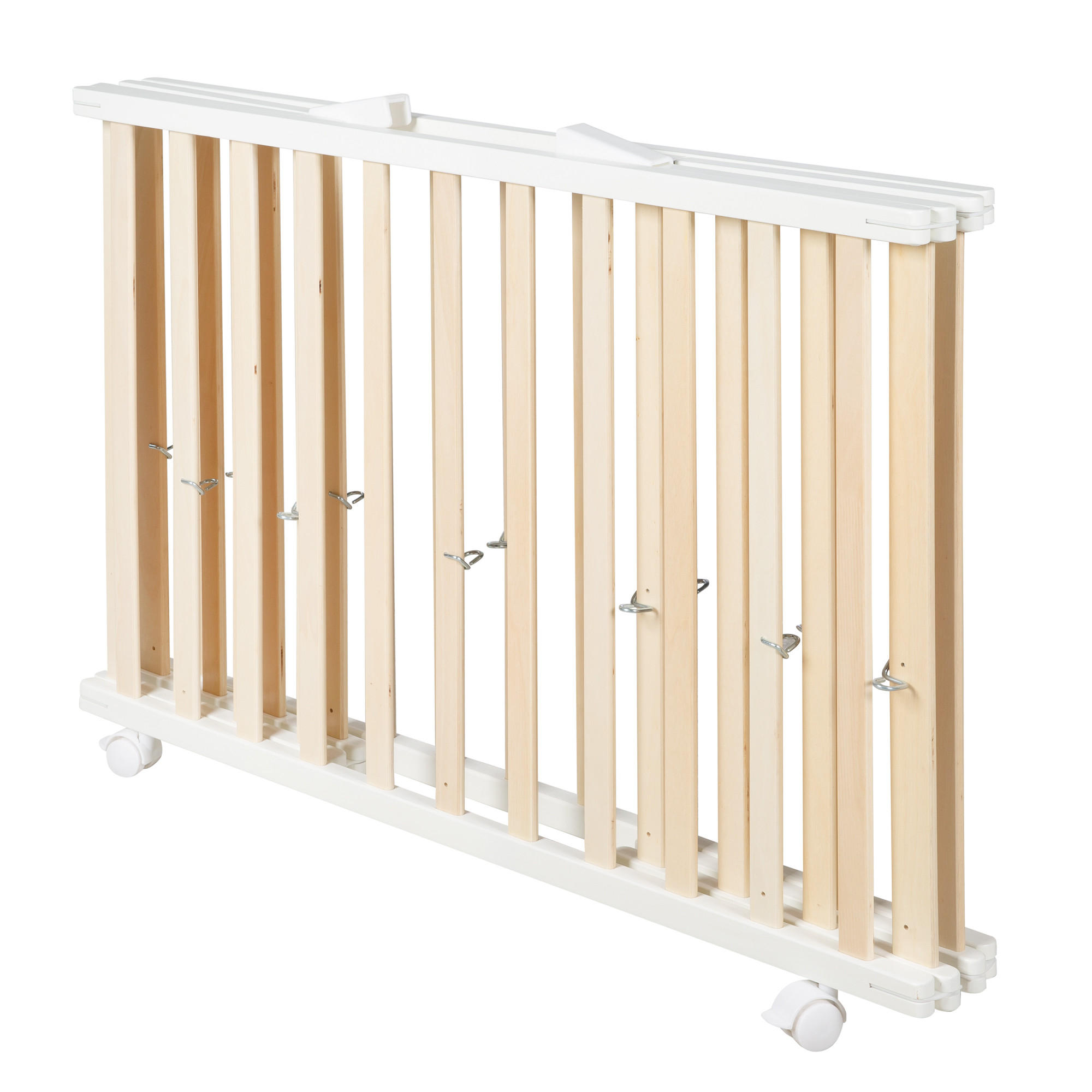 LAUFGITTER KLAPPBAR zweifarbig - Naturfarben, Holzwerkstoff (74/72.5/100cm) - Roba