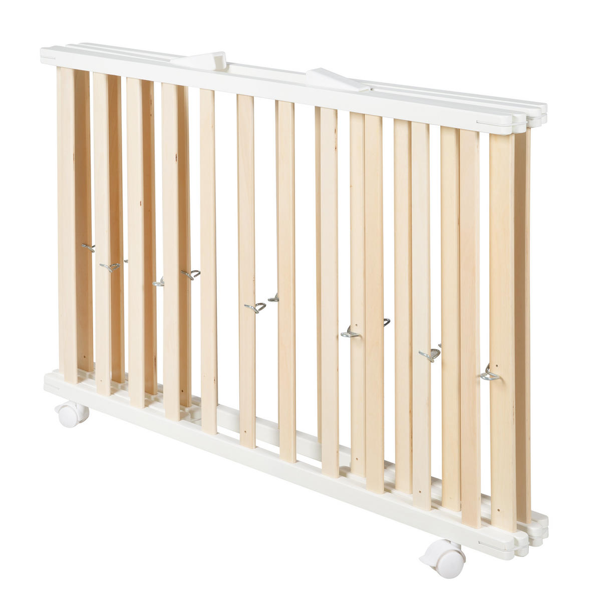 LAUFGITTER KLAPPBAR zweifarbig - Naturfarben, Holzwerkstoff (74/72.5/100cm) - Roba