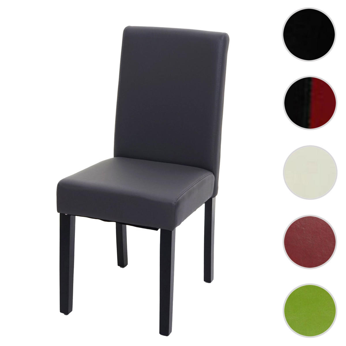 ESSZIMMERSTUHL Grau, Schwarz - Schwarz/Grau, Textil (43/90/56cm) - MCW