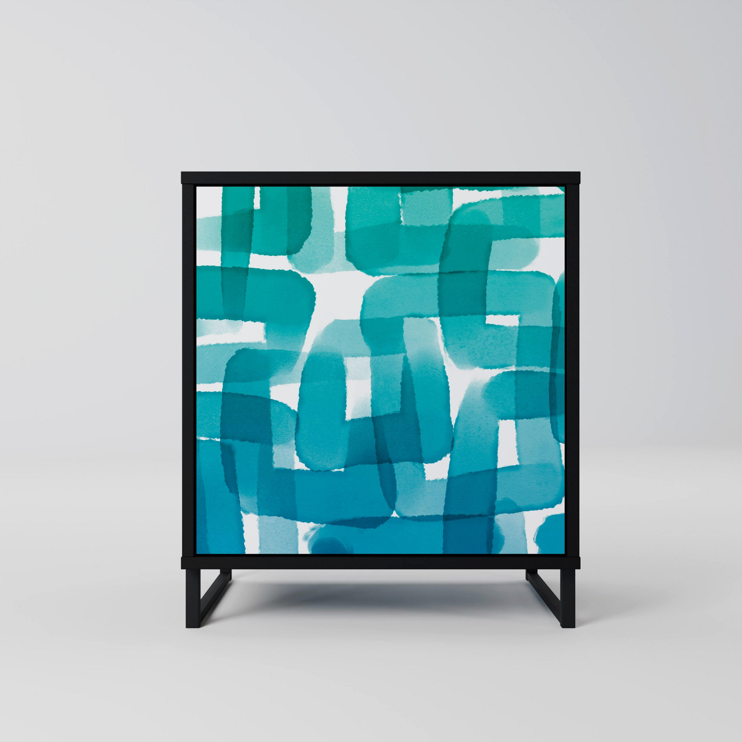 SpaceRebels Sideboard Schwarz 57.5x67.5x42 cm