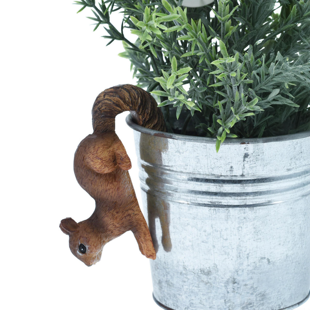 BLUMENTOPF-ANHÄNGER Lustiges Tierchien 9/4,5/8 cm - Dunkelbraun, Kunststoff (4.5/8/9cm)