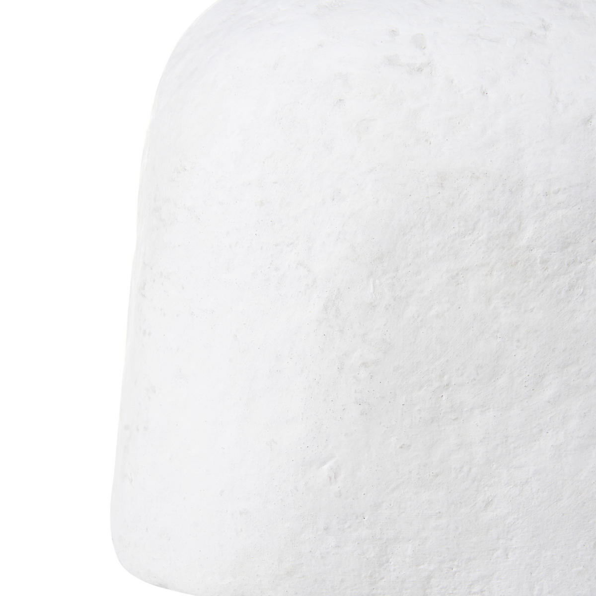 TISCHLEUCHTE Weiß Carrasco - Weiß, Papier (30/30/43cm) - Beliani